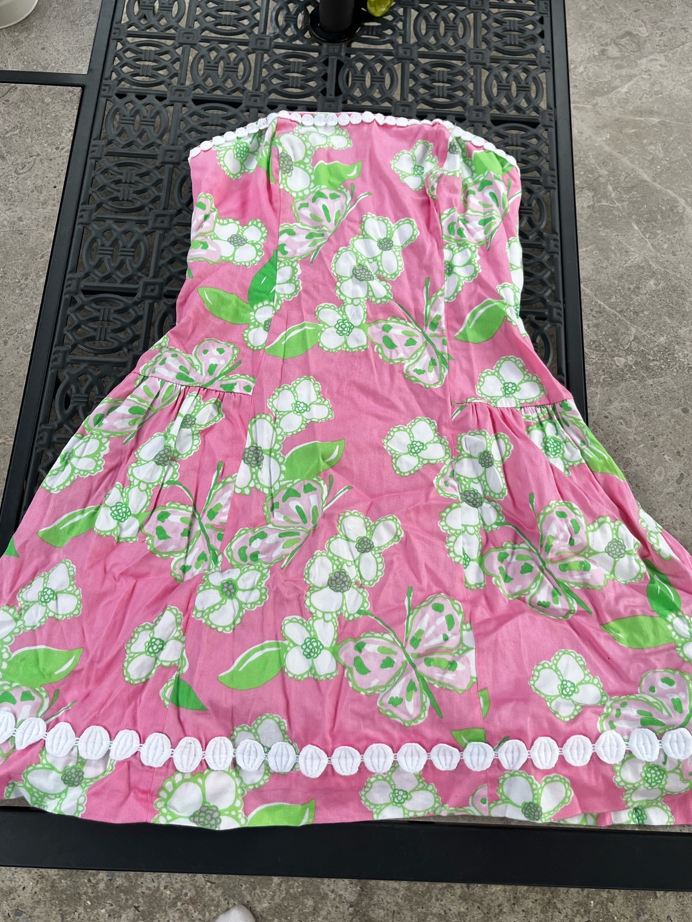 Lily Pulitzer strapless mini dress